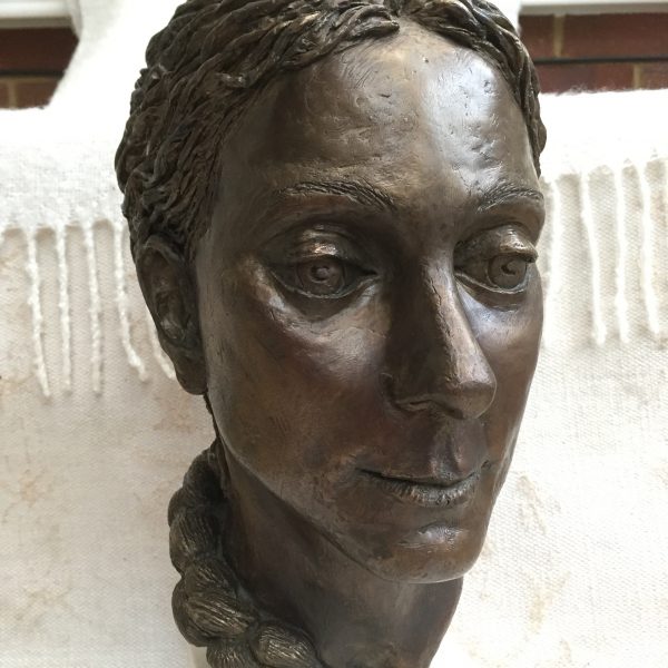 Sudhira, portrait in bronze